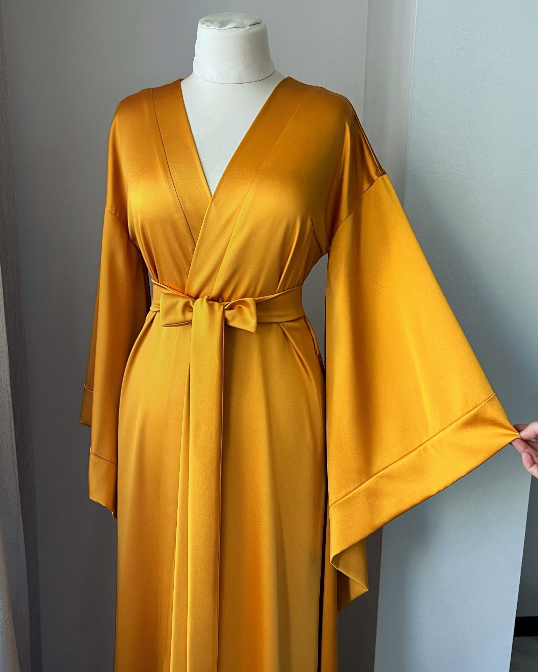Kimono robe with long sleeves Handmade, XL / 74 Kimono robe with long sleeves Handmade, XL / 74