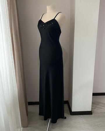 Long black nightgown