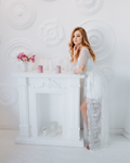 long lace robe