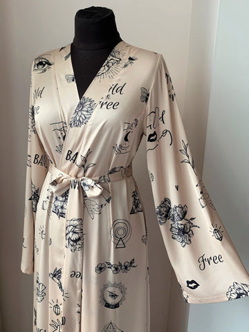 floor length robe