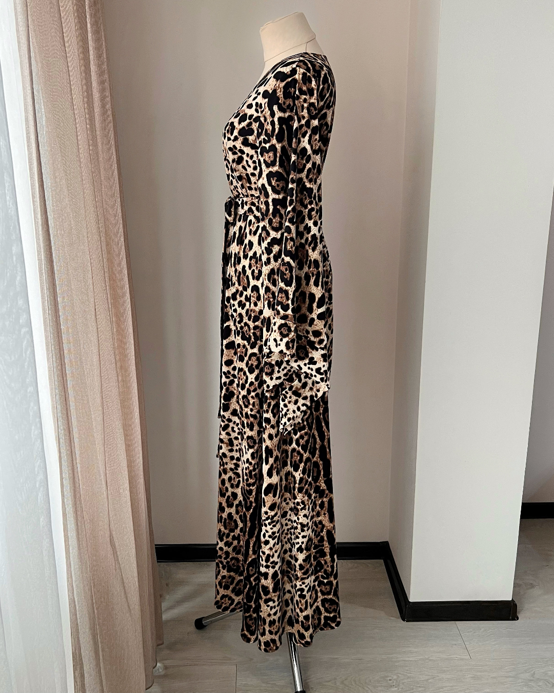 Kimono robe long on a mannequin in a room