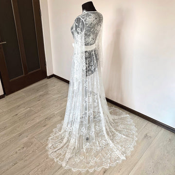 Lace maternity dress for photo shoot, Lace maternity robe, Lace Maternity Gown, Boudoir robe