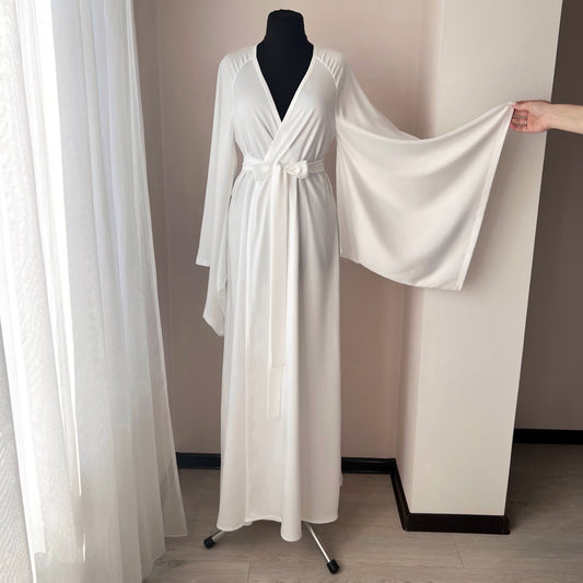 silk kimono robe