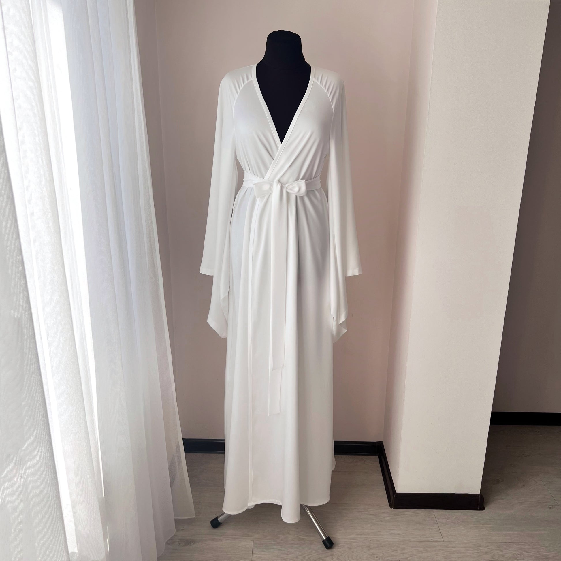 long bridal robe