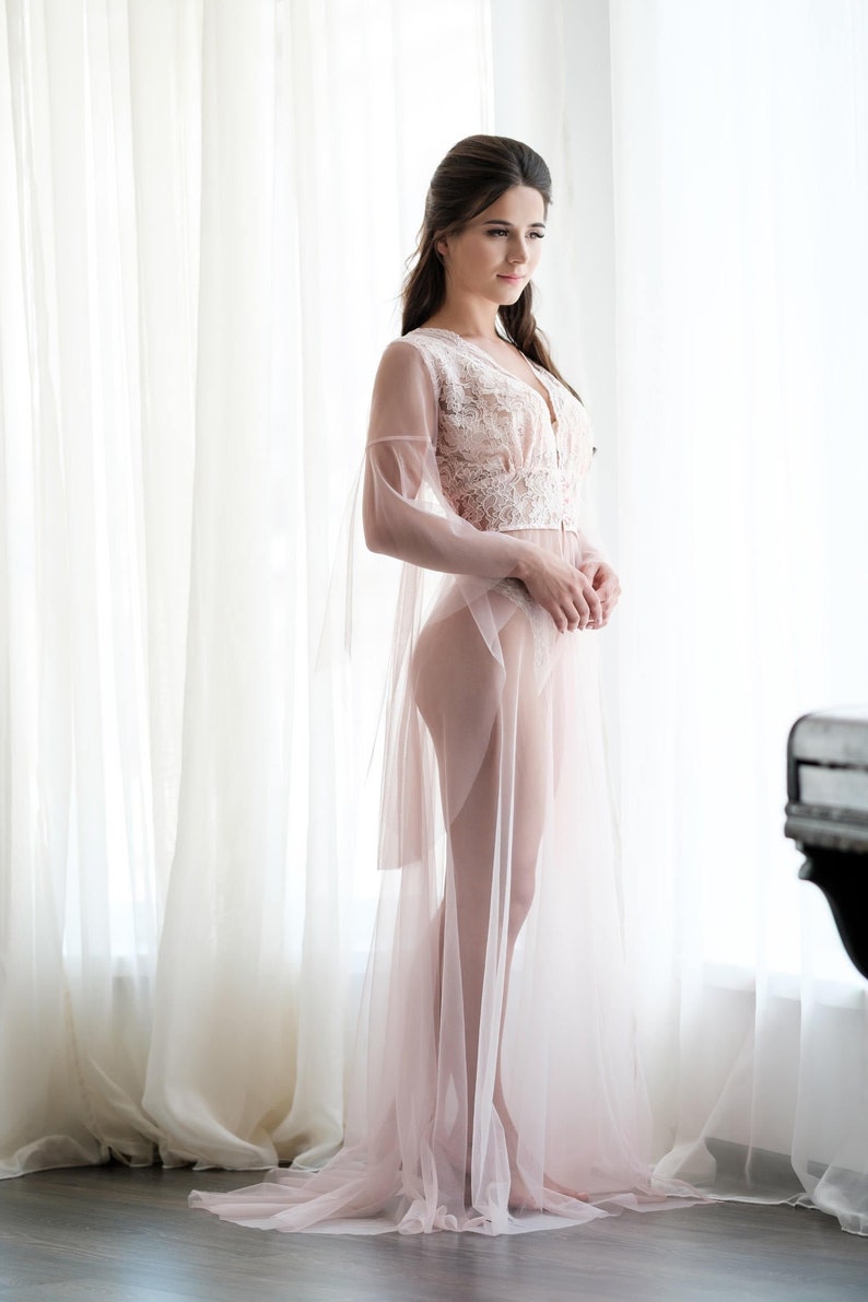 pink  boudoir dress
