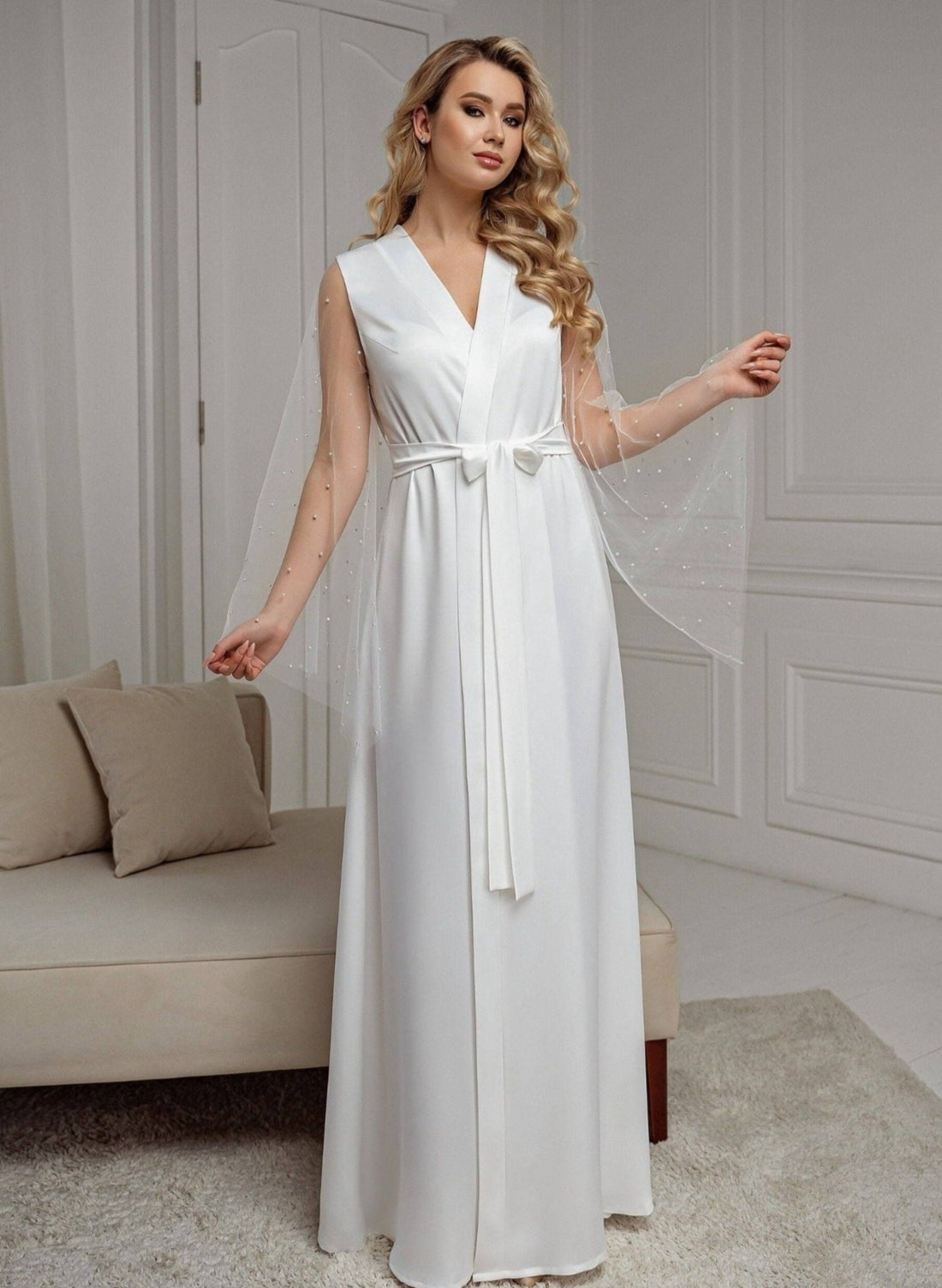 pearl robe long