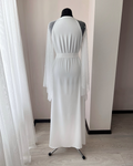 back bridal robe long