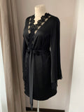 black lace robe